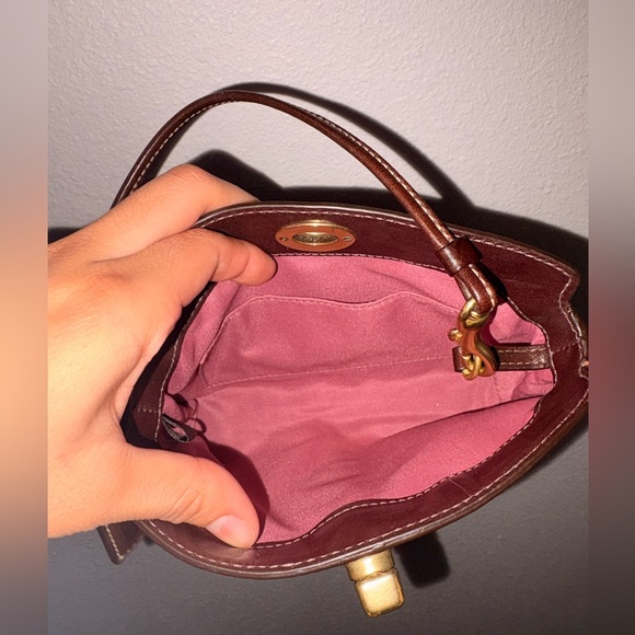 Brown Mini Coach Bag - Picture 3 of 5